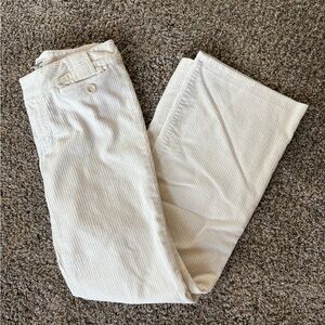 Banana Republic Women's cream corduroy pants